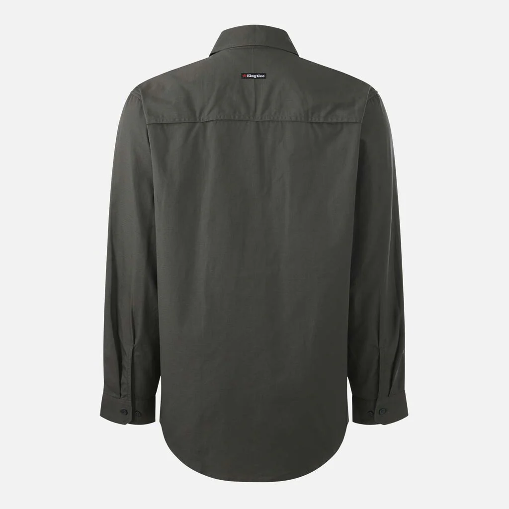 King Gee Workcool Vented Shirt Long Sleeve (K14031) - Image 5