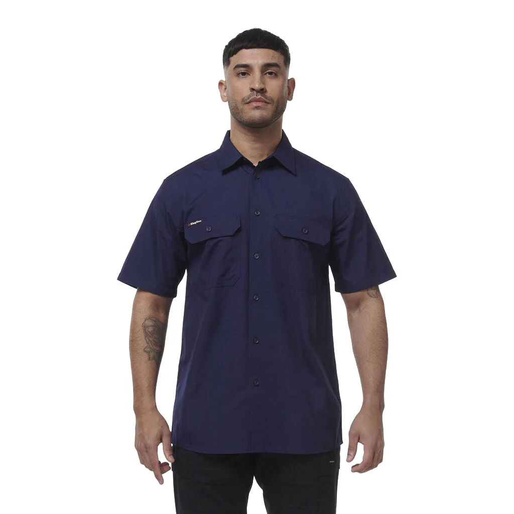 King Gee Workcool Vented Shirt Short Sleeve (K14030) - Image 11