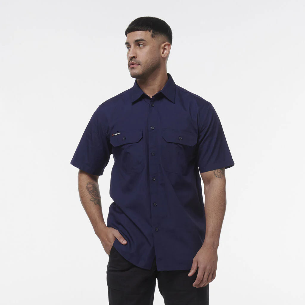 King Gee Workcool Vented Shirt Short Sleeve (K14030) - Image 12