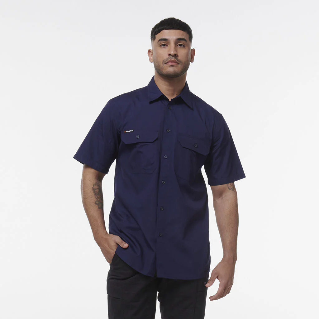 King Gee Workcool Vented Shirt Short Sleeve (K14030) - Image 14