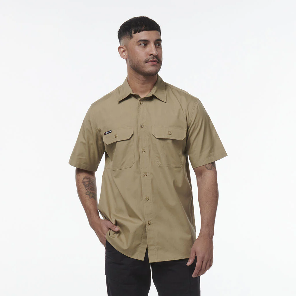 King Gee Workcool Vented Shirt Short Sleeve (K14030) - Image 8