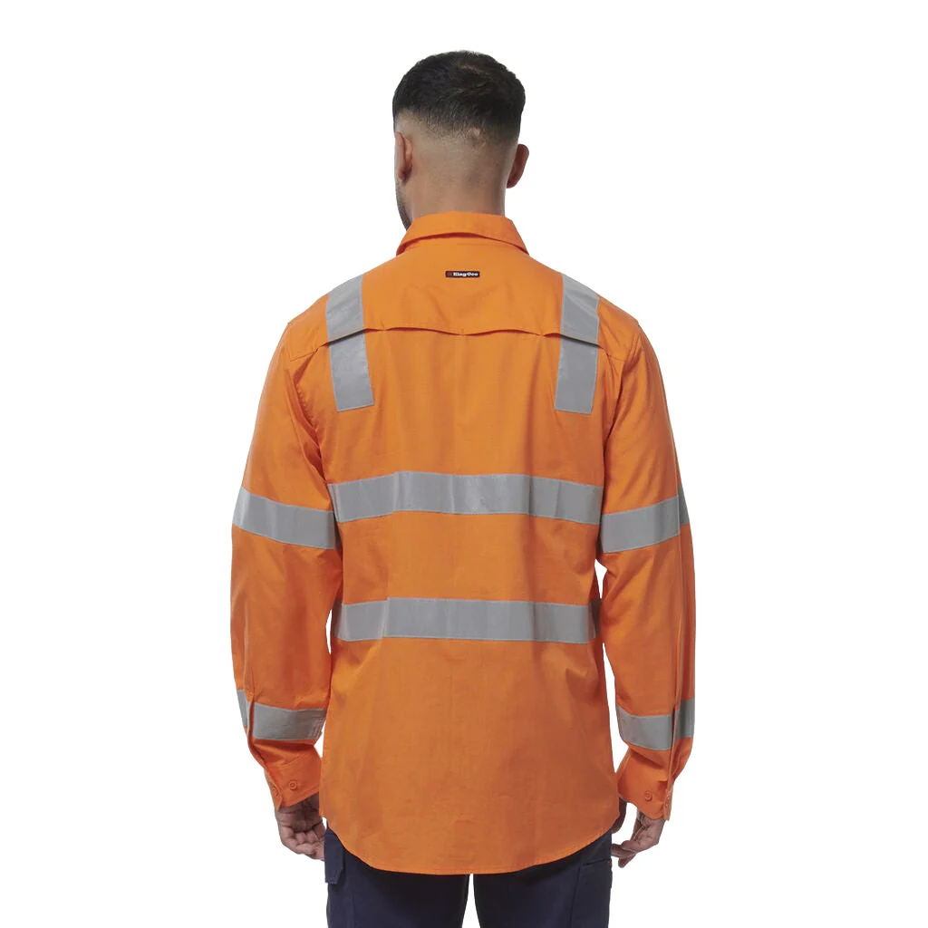 King Gee Workcool Vented VIC Rail Shirt (K54014) - Image 5