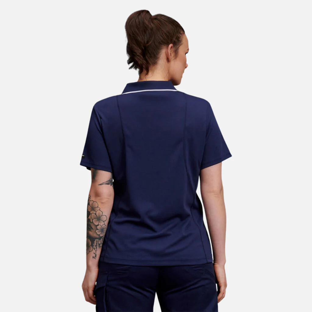 King Gee Women's Workcool Hyperfreeze Short Sleeve Polo Shirt (K44740) - Image 10
