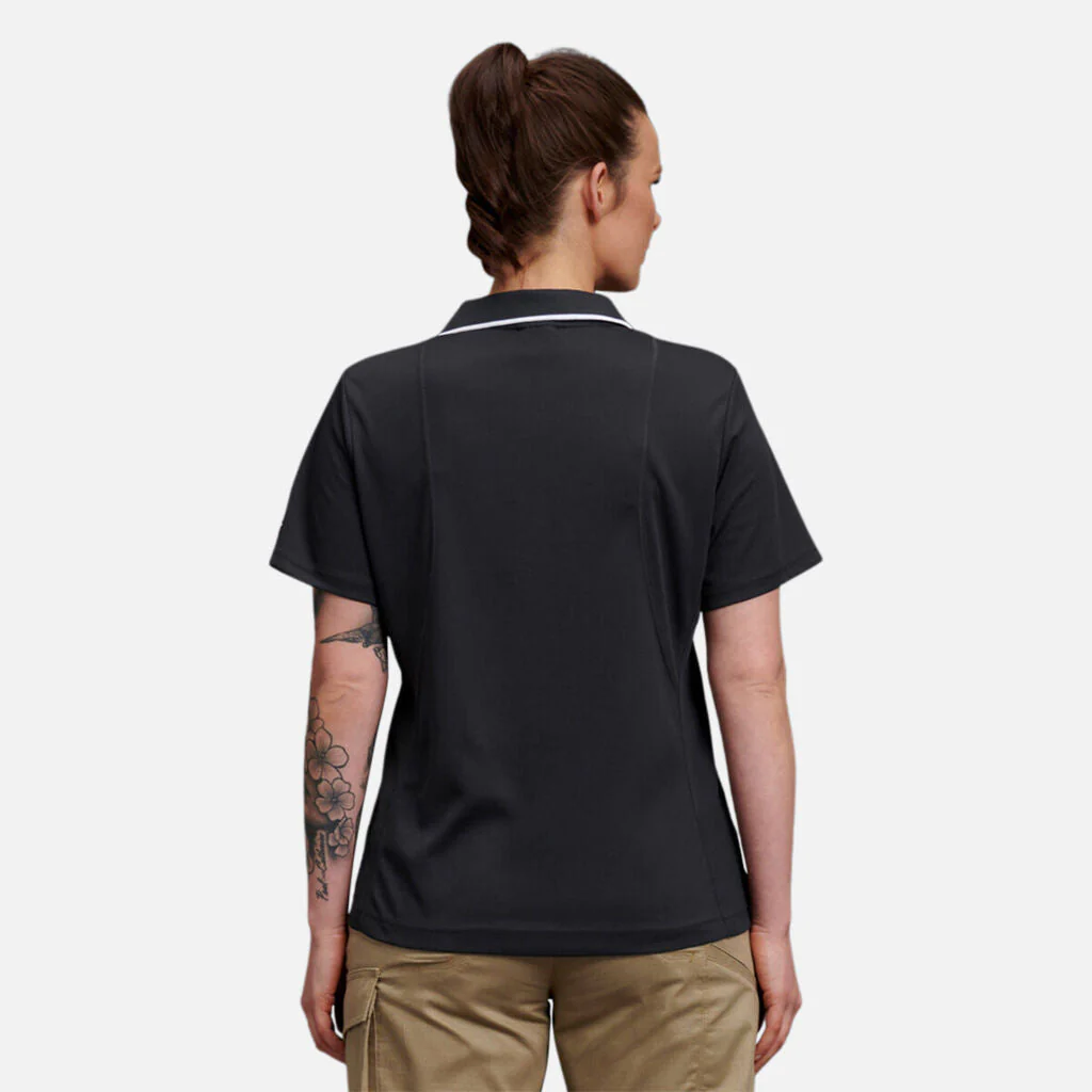 King Gee Women's Workcool Hyperfreeze Short Sleeve Polo Shirt (K44740) - Image 4