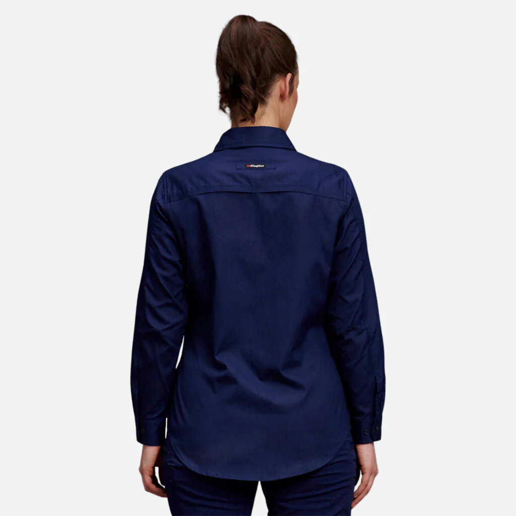 King Gee Women's Workcool 2 Long Sleeve Ripstop Work Shirt (K69880) - Image 16