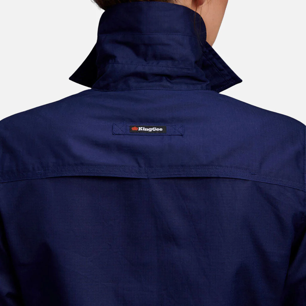 King Gee Women's Workcool 2 Long Sleeve Ripstop Work Shirt (K69880) - Image 20