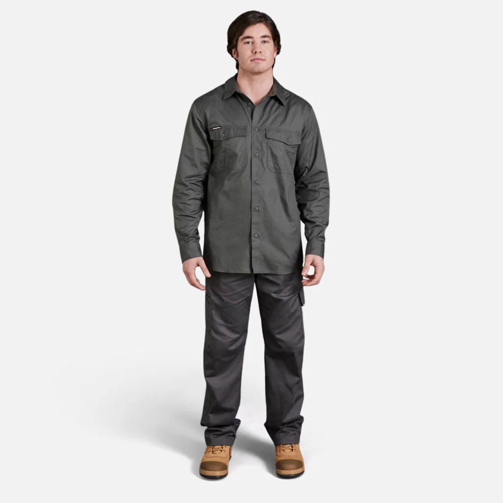 King Gee Workcool 2 Lightweight Ripstop Long Sleeve Work Shirt (K14820) - Image 13