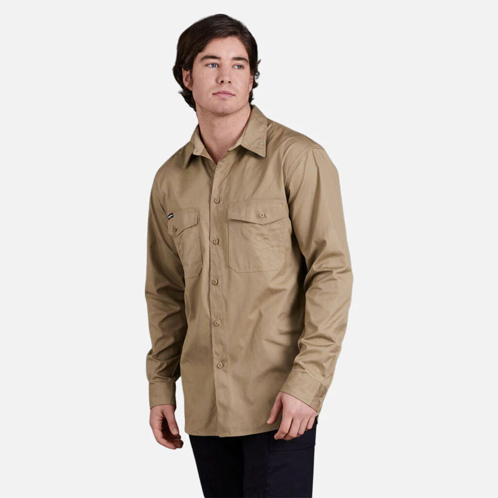 King Gee Workcool 2 Lightweight Ripstop Long Sleeve Work Shirt (K14820) - Image 14