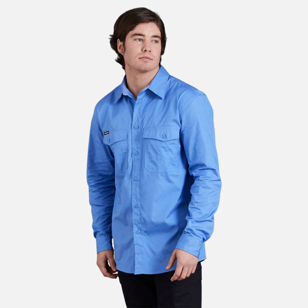 King Gee Workcool 2 Lightweight Ripstop Long Sleeve Work Shirt (K14820) - Image 28
