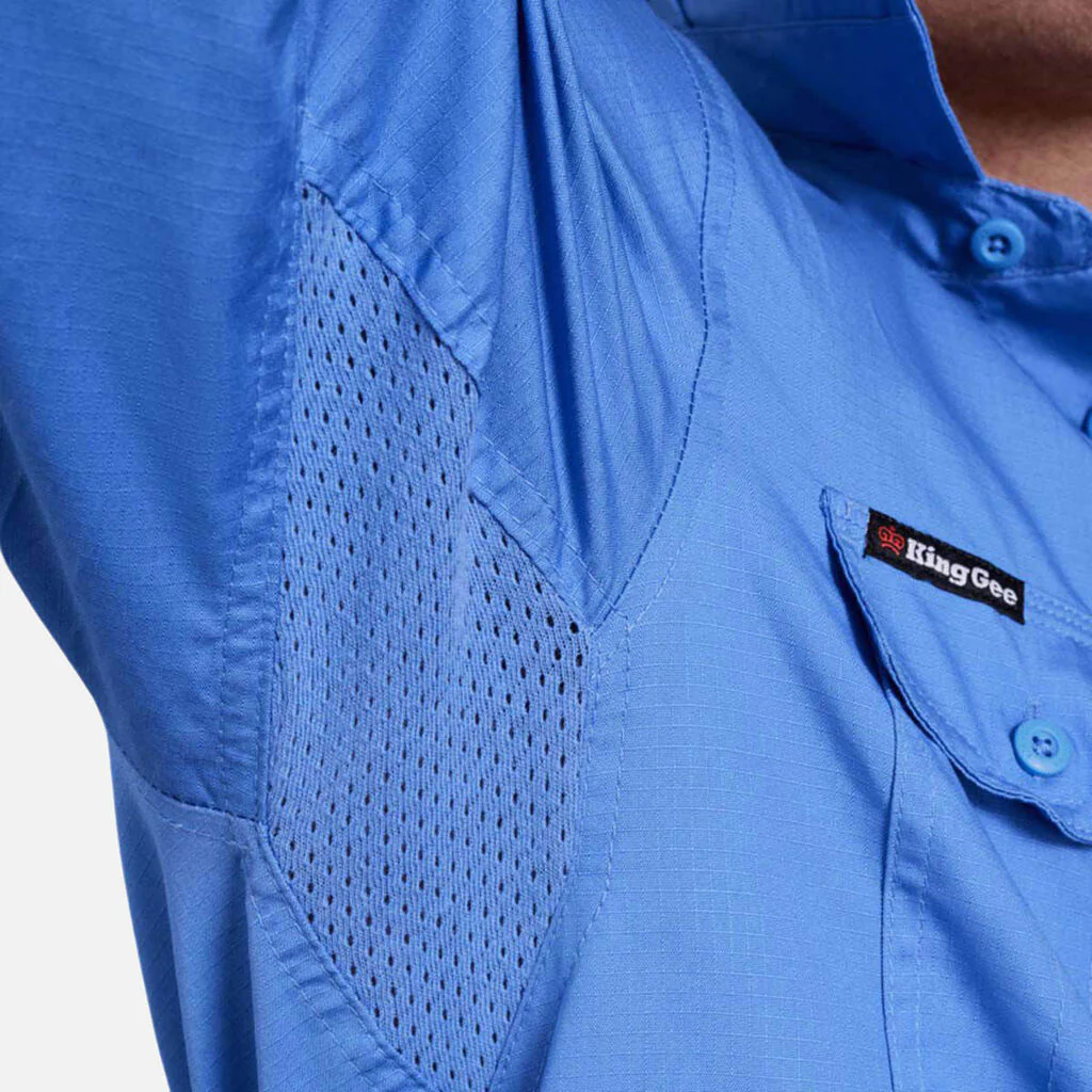 King Gee Workcool 2 Lightweight Ripstop Long Sleeve Work Shirt (K14820) - Image 33