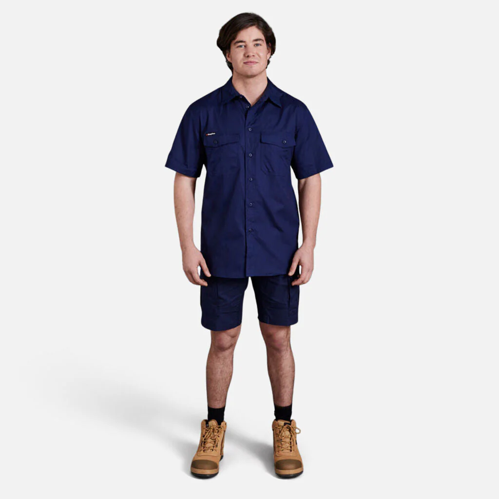 King Gee Workcool 2 Lightweight Ripstop Short Sleeve Work Shirt (K14825) - Image 12
