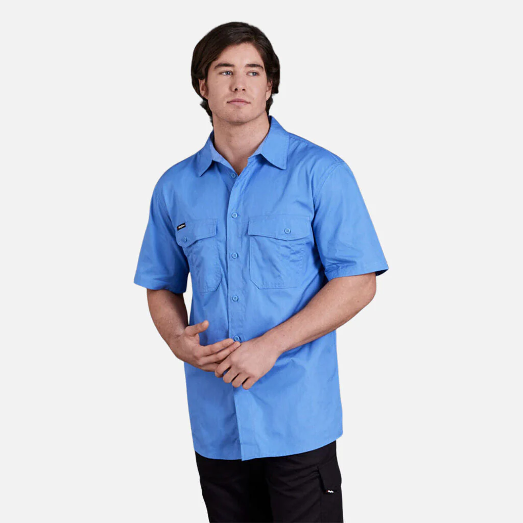 King Gee Workcool 2 Lightweight Ripstop Short Sleeve Work Shirt (K14825) - Image 15