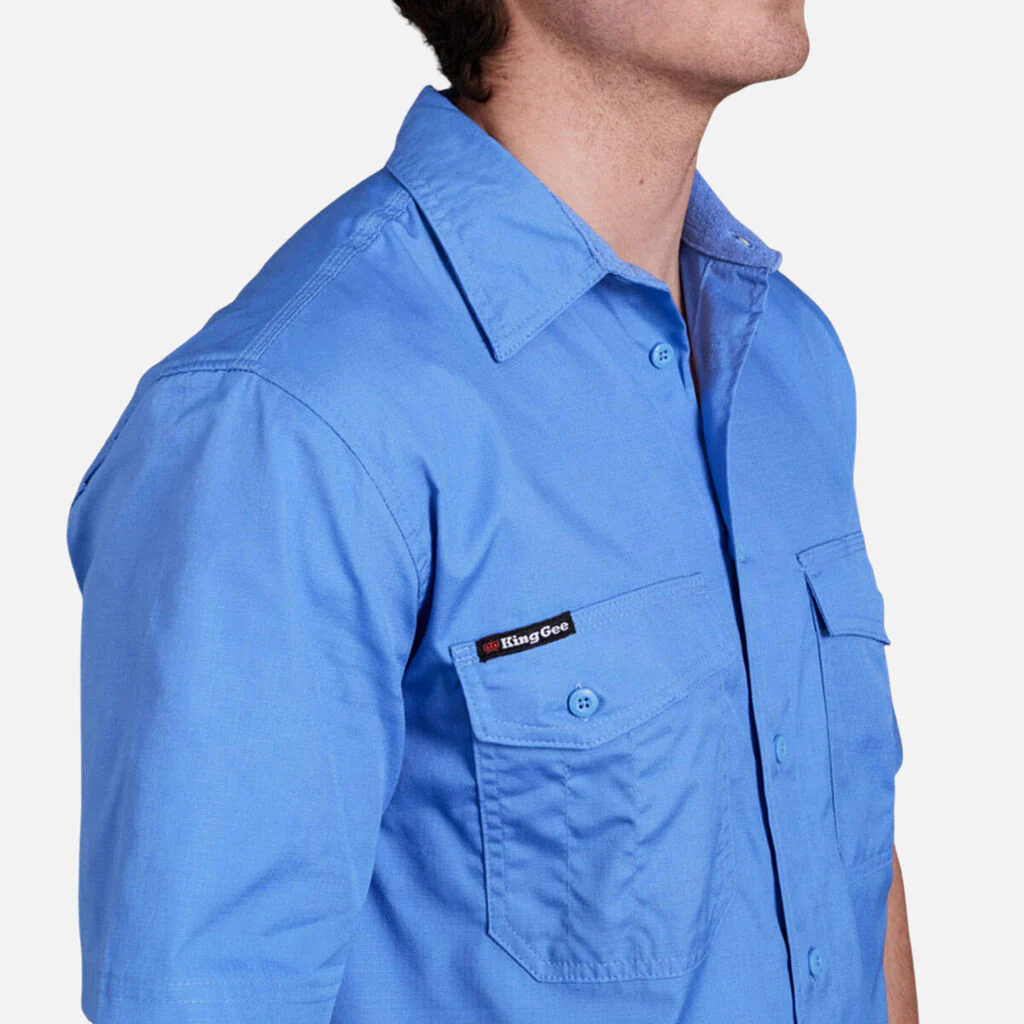 King Gee Workcool 2 Lightweight Ripstop Short Sleeve Work Shirt (K14825) - Image 16
