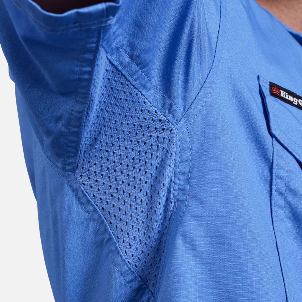 King Gee Workcool 2 Lightweight Ripstop Short Sleeve Work Shirt (K14825) - Image 19