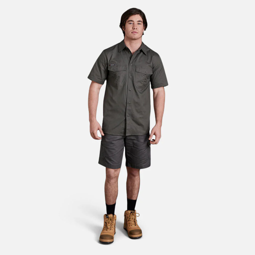 King Gee Workcool 2 Lightweight Ripstop Short Sleeve Work Shirt (K14825) - Image 21