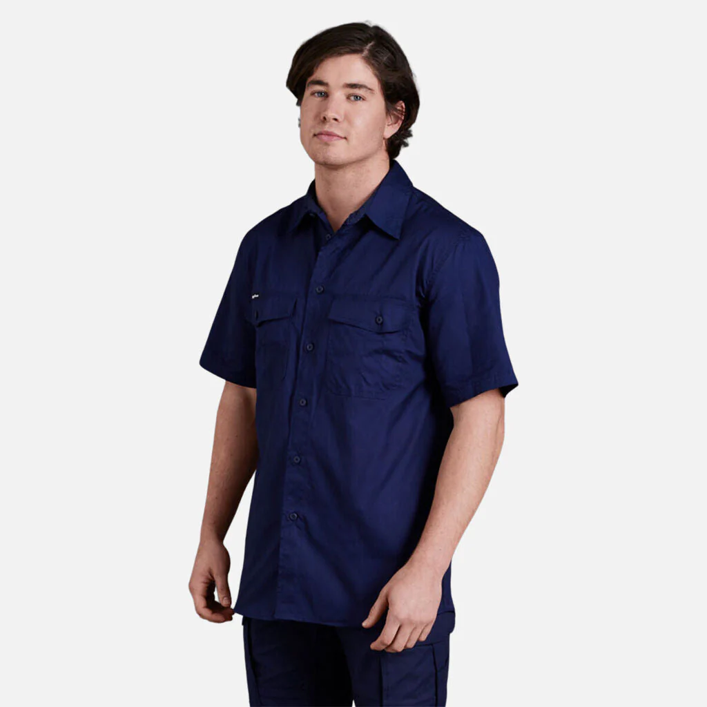 King Gee Workcool 2 Lightweight Ripstop Short Sleeve Work Shirt (K14825) - Image 28