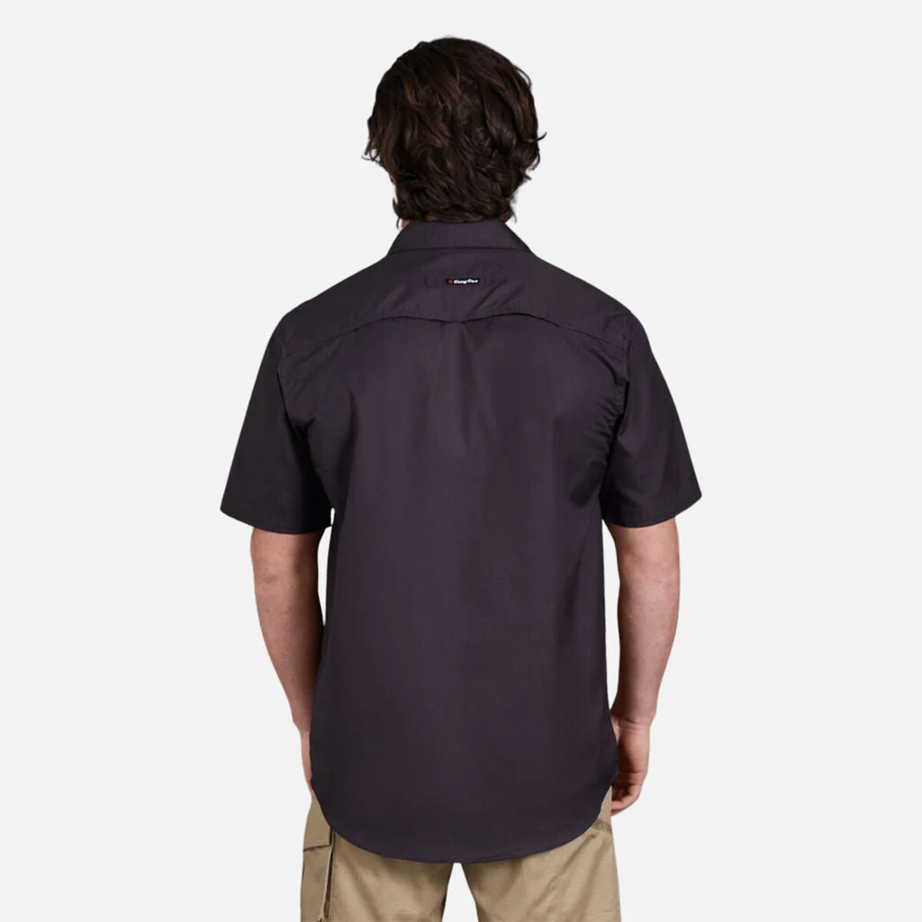 King Gee Workcool 2 Lightweight Ripstop Short Sleeve Work Shirt (K14825) - Image 4