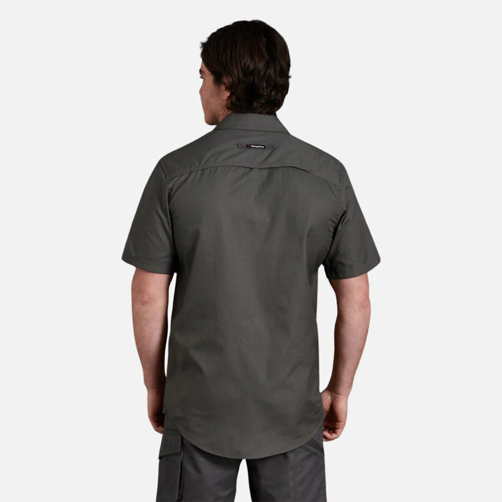 King Gee Workcool 2 Lightweight Ripstop Short Sleeve Work Shirt (K14825) - Image 9