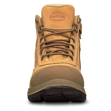 Oliver Wheat Zip Sided Ankle Boot (34662) - Image 4