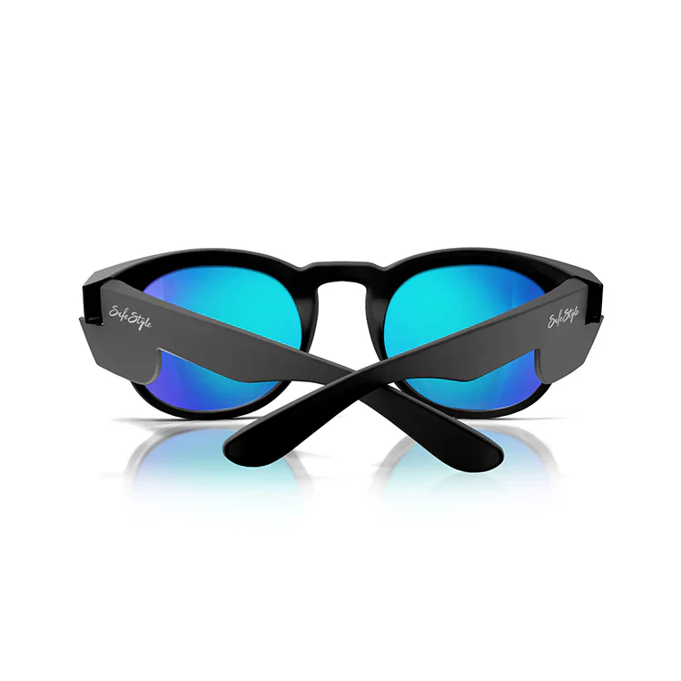 Safestyle Cruisers Matte Black Frame Mirror Blue Polarised Lens (CRMBBP100) - Image 4