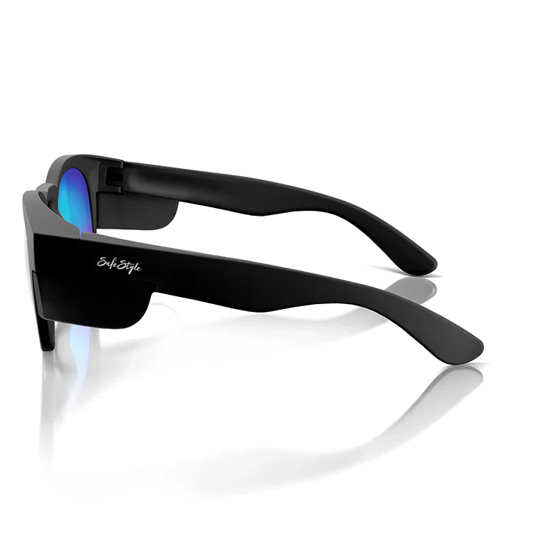 Safestyle Cruisers Matte Black Frame Mirror Blue Polarised Lens (CRMBBP100) - Image 5