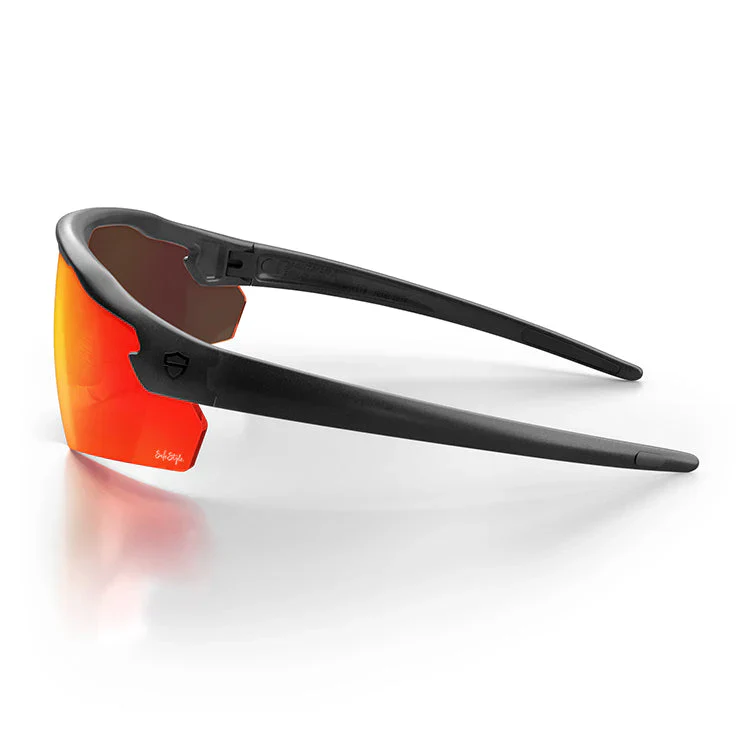 Safestyle Phantoms Matte Black Frame Reflectors Red Lens (PHMBRT100) - Image 4
