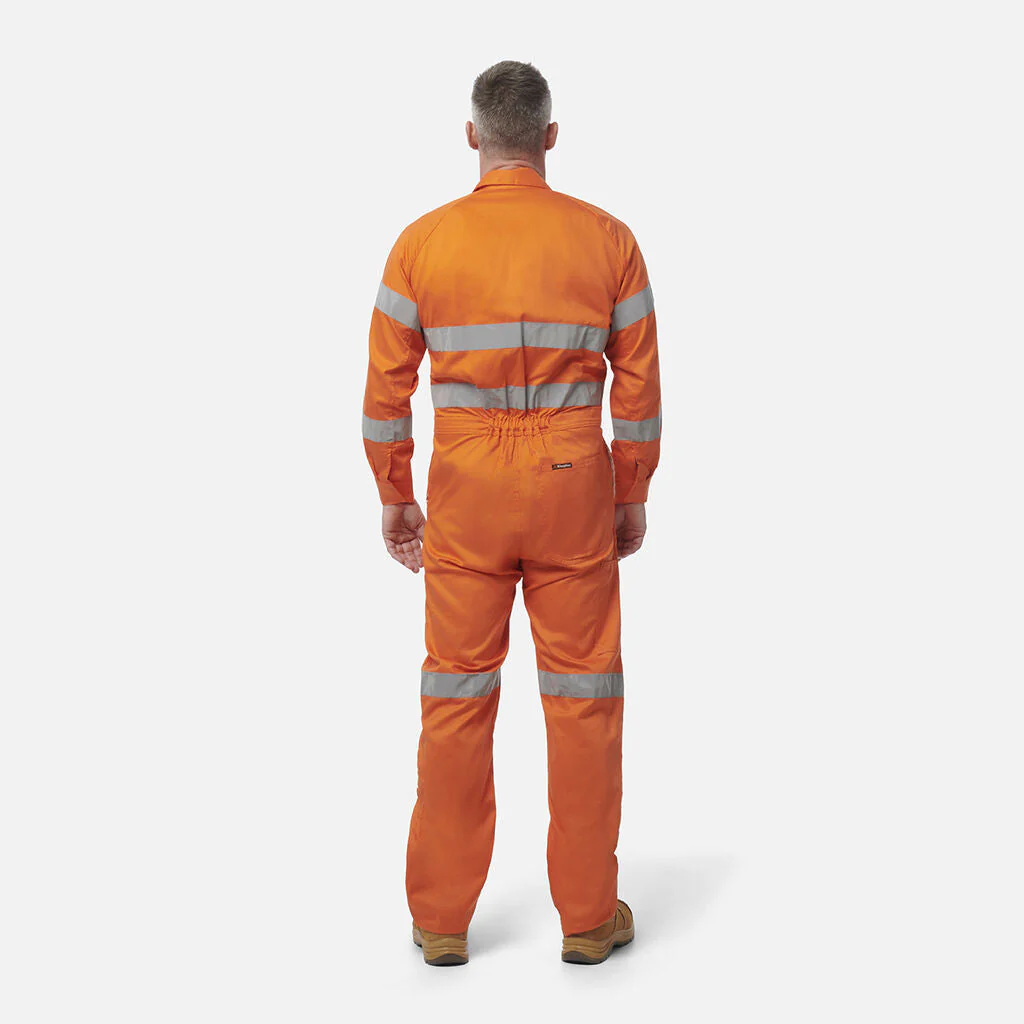 King Gee Originals Hi-Vis Lightweight Reflective Drill Work Overalls (K51305) - Image 2