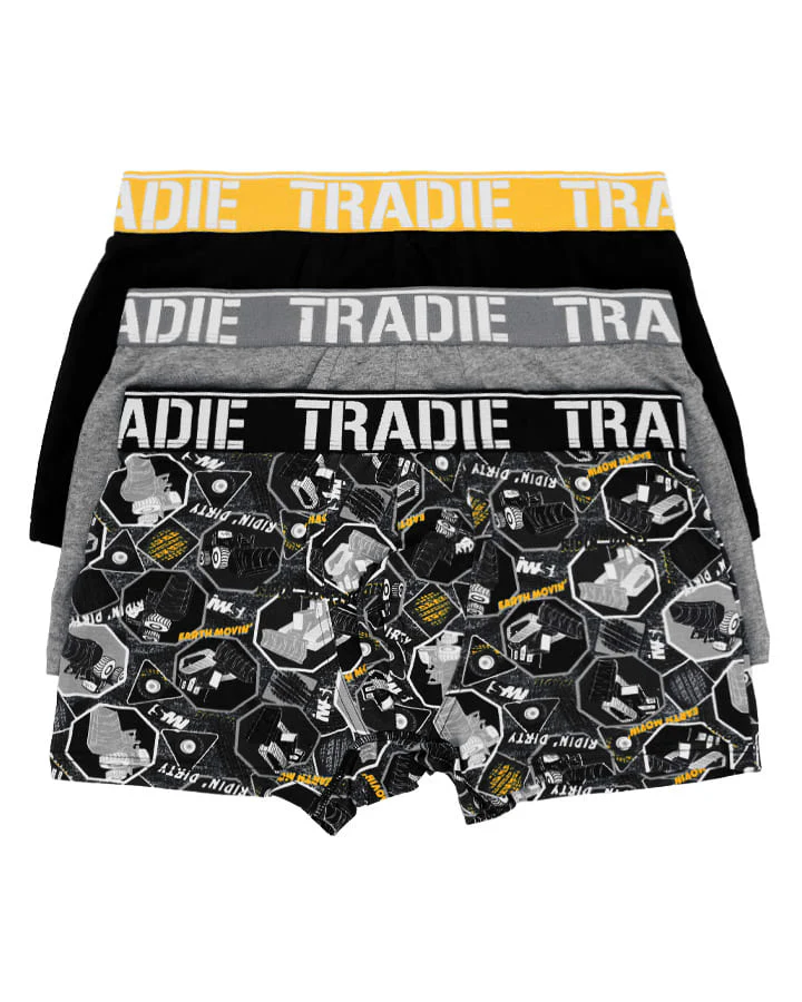 Tradie 3pk Fitted Trunks (MJ1194WK3) - Image 14