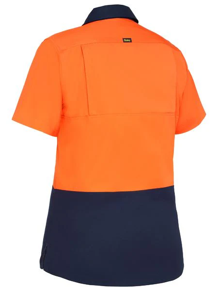 Bisley Women's Cool Lightweight Hi Vis Drill Shirt - (BL1895) - Image 4