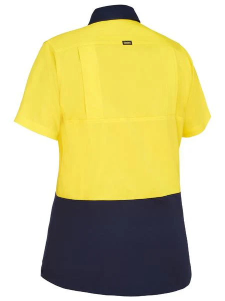 Bisley Women's Cool Lightweight Hi Vis Drill Shirt - (BL1895) - Image 6