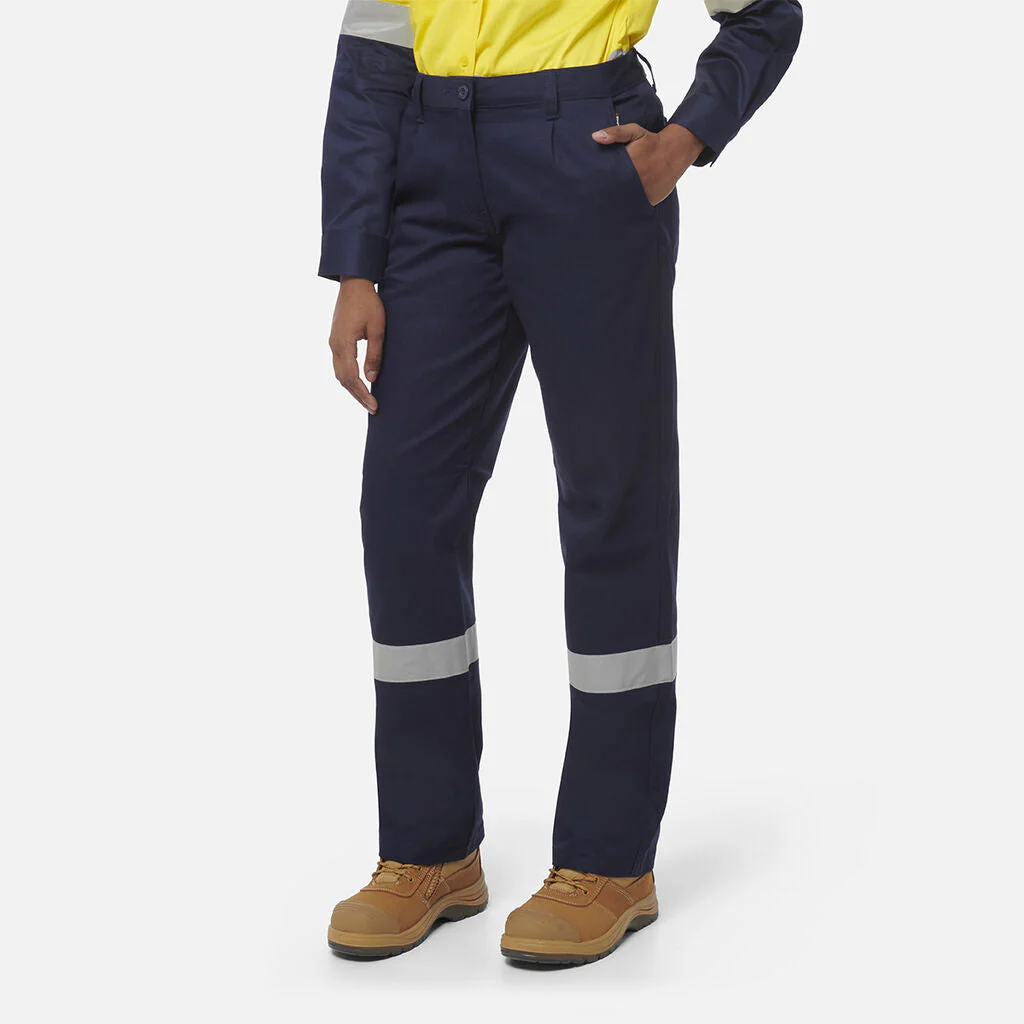 King Gee Women's Reflective Cotton Drill Work Pants (K43535) - Image 4